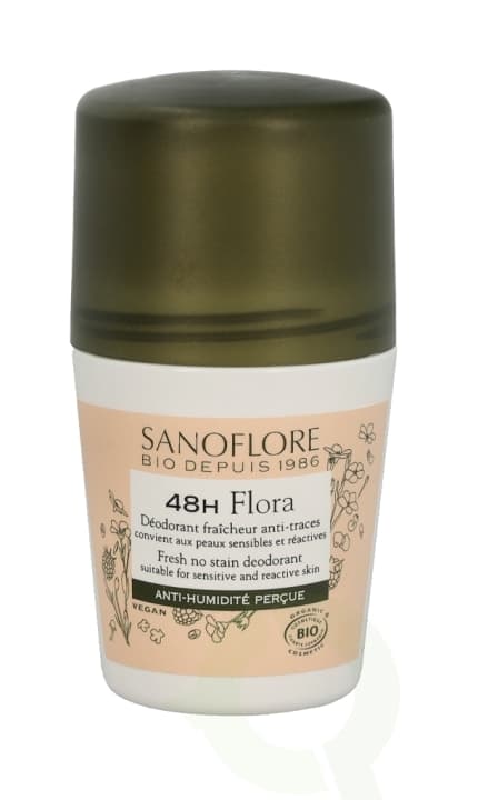 Sanoflore 48H Flora Roll-On Bio, 50 ml